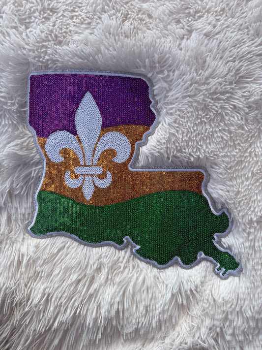 LA Mardi Gras Patch