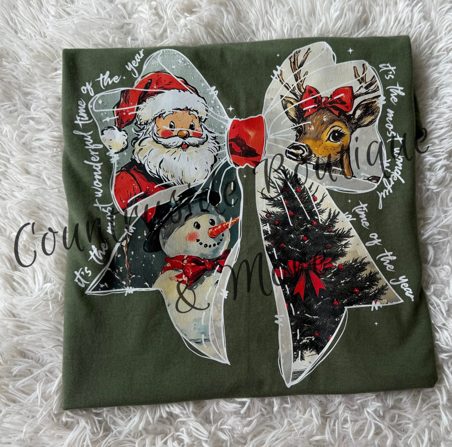 Most wonderful time Bow T-Shirt