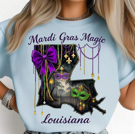 Mardi Gras Louisiana Swamp Transfer
